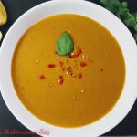 MOROCCAN CARROT RED LENTIL SOUP