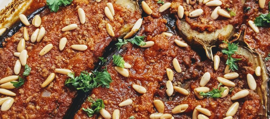 Stuffed Eggplant (Sheikh Al-Mahshi)