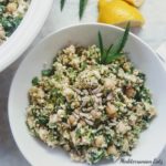 Quinoa Herbs Salad with a Lemon Tahini Dressing    