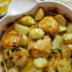 Lemon Garlic Roasted Chicken and Potatoes